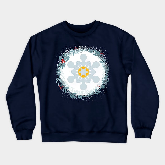 Snowflake Crewneck Sweatshirt by IKIosifelli